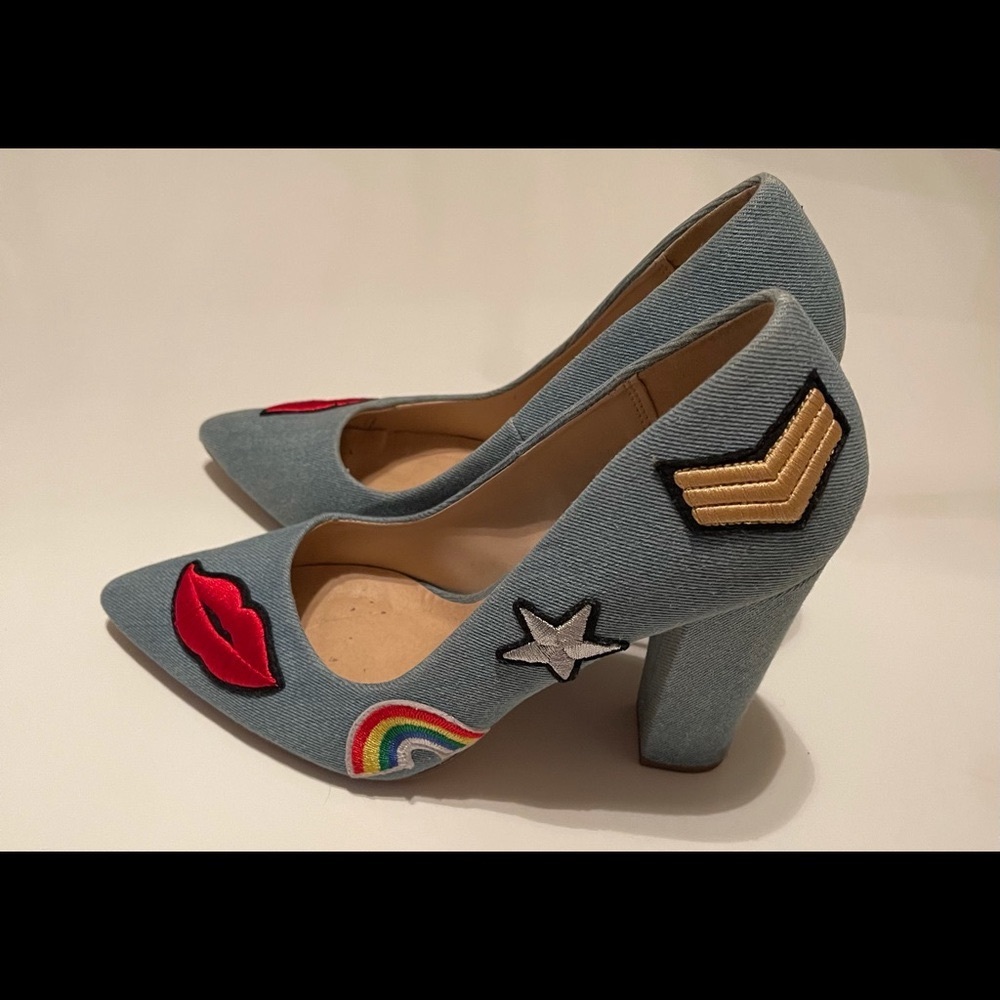 DENIM HEELS